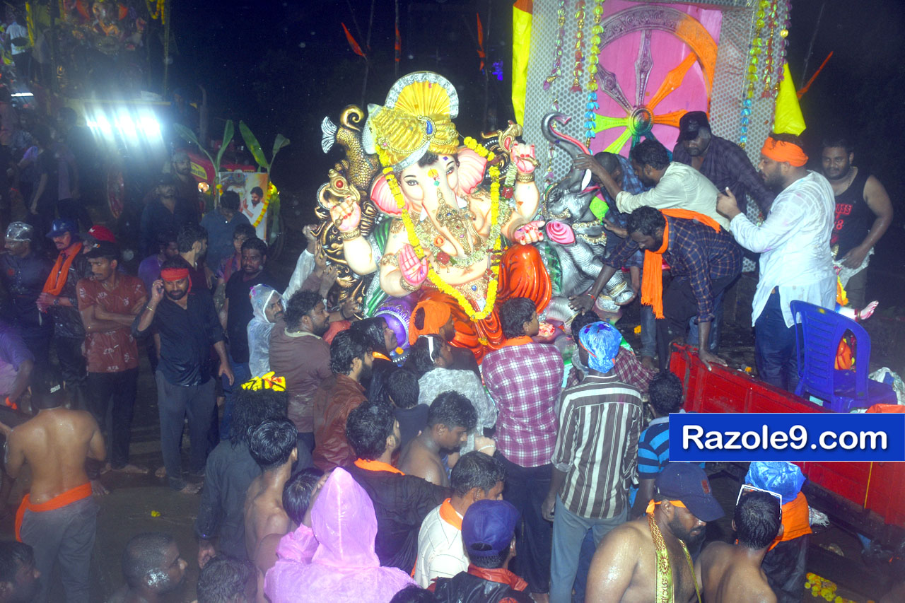 Razole Taluka Ganesh Nimajjanam
